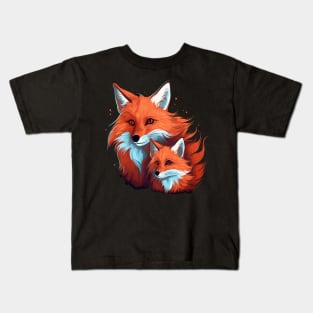 Red Fox Fathers Day Kids T-Shirt